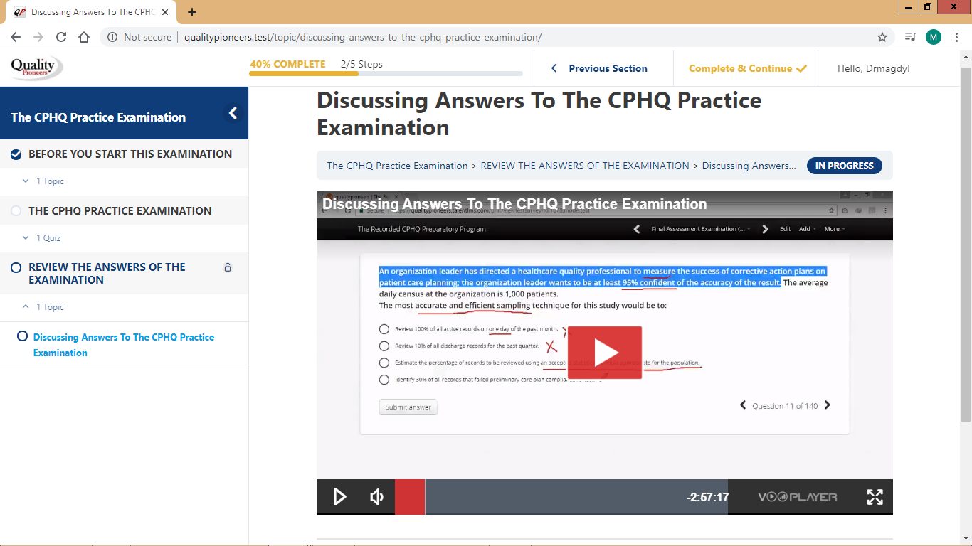 CPHQ PDF